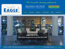Tablet Screenshot of eaglecleaning.com